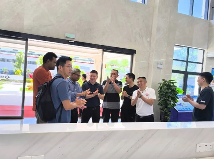 意大利Sapphire Group藍(lán)寶石集團(tuán)經(jīng)理、首席財(cái)務(wù)官一行蒞臨公司參觀考察